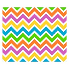 Chevron-pattern-design-texture Two Sides Premium Plush Fleece Blanket (small)