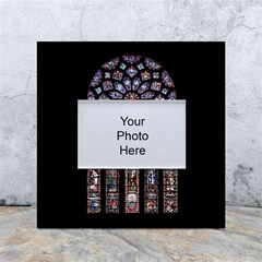 Chartres Cathedral Notre Dame De Paris Stained Glass White Box Photo Frame 4  X 6 