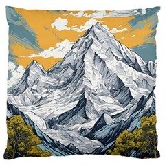 Nature Mountains Landscape Forest Large Cushion Case (one Side)