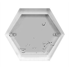 Water-gold Hexagon Wood Jewelry Box