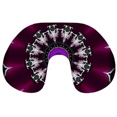Kaleidoscope-round-circle-geometry Travel Neck Pillow