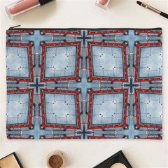 Pattern-cross-geometric-shape Cosmetic Bag (xxxl)