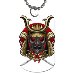 Samurai Katana Warrior Dog Tag (one Side)