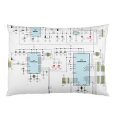 Circuits-electronics-atmel Pillow Case (two Sides)
