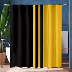 Abstract Design, Minimal, Abstract, Black, Desenho, Flat Shower Curtain 60  X 72  (medium) 