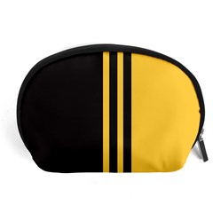 Abstract Design, Minimal, Abstract, Black, Desenho, Flat Accessory Pouch (large)