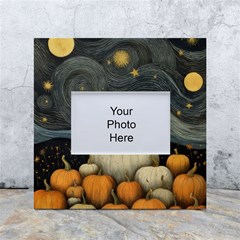 Pumpkin Halloween White Box Photo Frame 4  X 6 