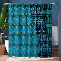 Aztec, Batik Shower Curtain 60  X 72  (medium) 