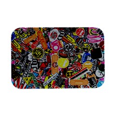 Sticker Bomb, Art, Cartoon, Dope Open Lid Metal Box (silver)  