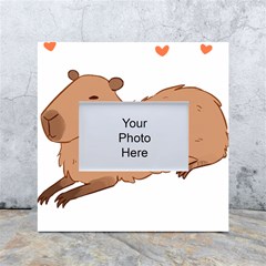 Capybara T- Shirt Cute Capybara Illustration T- Shirt Yoga Reflexion Pose T- Shirtyoga Reflexion Pose T- Shirt White Box Photo Frame 4  X 6 