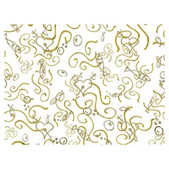 Fish Sea Ocean Algae Underwater Two Sides Premium Plush Fleece Blanket (extra Small)