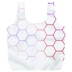 Abstract T- Shirt Honeycomb Pattern 7 Full Print Recycle Bag (xxxl)