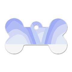 Blue Ridge Mountains T- Shirt Mountain Range T- Shirt Dog Tag Bone (one Side)