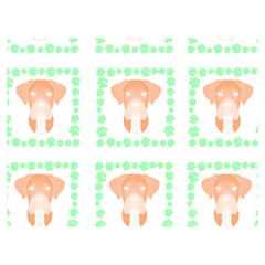 Boxer Dog Pattern T- Shirt Boxer Dog Pattern T- Shirt Two Sides Premium Plush Fleece Blanket (extra Small)