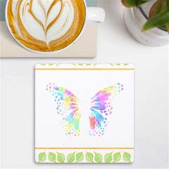 Butterfly Lover T- Shirtbutterfly T- Shirt Uv Print Square Tile Coaster 