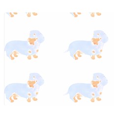 Dachshund Dog T- Shirt Dachshund Dog Pattern T- Shirt Premium Plush Fleece Blanket (small)