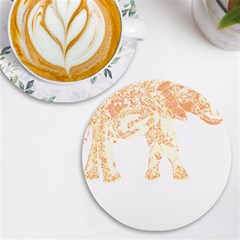 Elephant Lover T- Shirtelephant T- Shirt Uv Print Round Tile Coaster