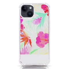 Hawaii T- Shirt Hawaii Flowerbages Pattern T- Shirt Iphone 14 Tpu Uv Print Case
