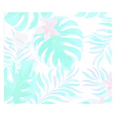 Hawaii T- Shirt Hawaii Forest Pattern T- Shirt Premium Plush Fleece Blanket (small)