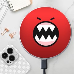 Funny Angry Wireless Fast Charger(white)