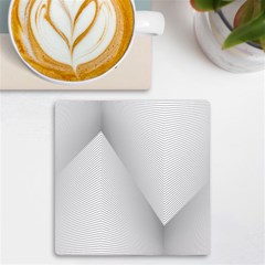 Background-pattern-stripe Uv Print Square Tile Coaster 
