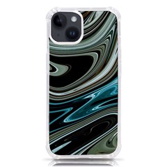 Abstract Waves Background Wallpaper Iphone 14 Tpu Uv Print Case