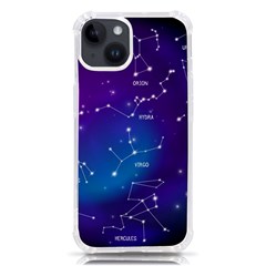 Realistic-night-sky-poster-with-constellations Iphone 14 Tpu Uv Print Case