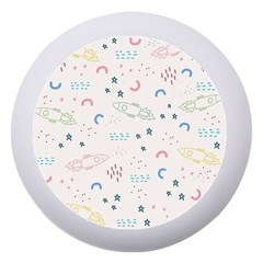 Spaceship Pattern Star Dento Box With Mirror