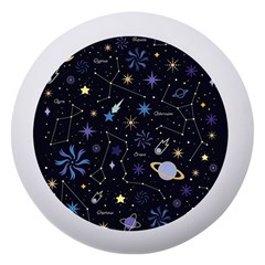Starry Night  Space Constellations  Stars  Galaxy  Universe Graphic  Illustration Dento Box With Mirror