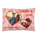 heart frame fillow Pillow Case 26,62 x18,9  Pillow Case