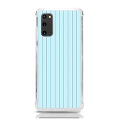Stripes Striped Turquoise Samsung Galaxy S20 6 2 Inch Tpu Uv Case