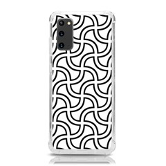 Pattern Monochrome Repeat Black And White Samsung Galaxy S20 6 2 Inch Tpu Uv Case