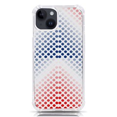 Dots Pointillism Abstract Chevron Iphone 14 Tpu Uv Print Case