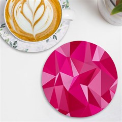 Pattern Halftone Geometric Uv Print Round Tile Coaster