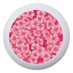 Cute Pink Sakura Flower Pattern Dento Box With Mirror
