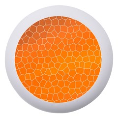 Orange Mosaic Structure Background Dento Box With Mirror