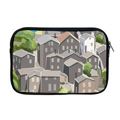 Village Place Portugal Landscape Apple Macbook Pro 17  Zipper Case