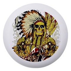 Motorcycle And Skull Cruiser Native American Dento Box With Mirror