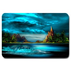 Artistic Fantasy Psychedelic Large Doormat