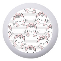 Cat With Bow Pattern Dento Box With Mirror