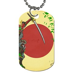 Meme Samurai Artwork Japaneses Dog Tag (one Side)