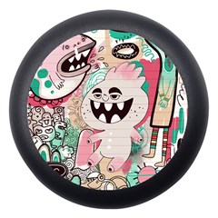 Monster Black Dento Box With Mirror