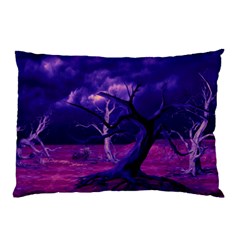 Forest Night Sky Clouds Mystical Pillow Case