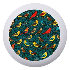Bird Pattern Colorful Dento Box With Mirror