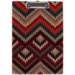 Fabric Abstract Pattern Fabric Textures, Geometric A4 Acrylic Clipboard
