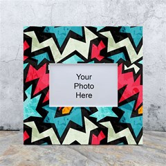 Abstract, Colorful, Colors White Box Photo Frame 4  X 6 