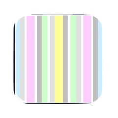Stripes-2 Square Metal Box (black)