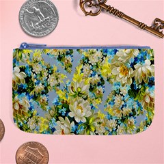 Background-flowers Large Coin Purse