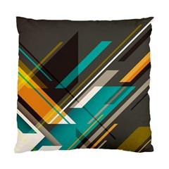 Material Design, Lines, Retro Abstract Art, Geometry Standard Cushion Case (one Side)