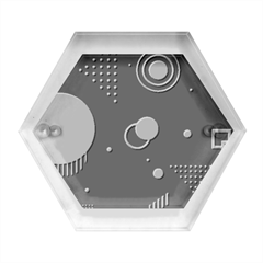 Colartive, Aesthetic, Amoled, Black, Colorful, Desenho Hexagon Wood Jewelry Box